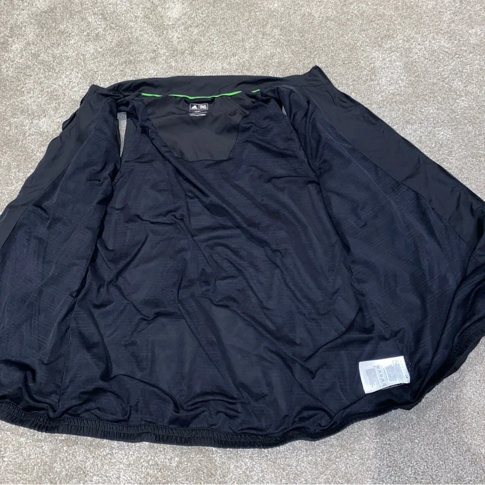 Adidas‎ Golf Climaproof Wind Vest Black Woman’s L Zip Up Zippered Pockets